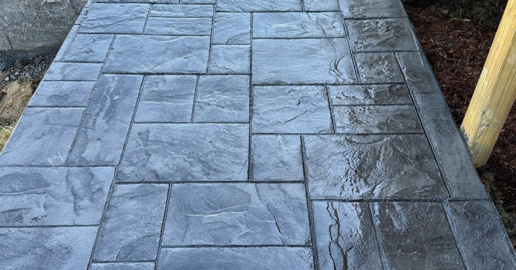 Stamped concrete