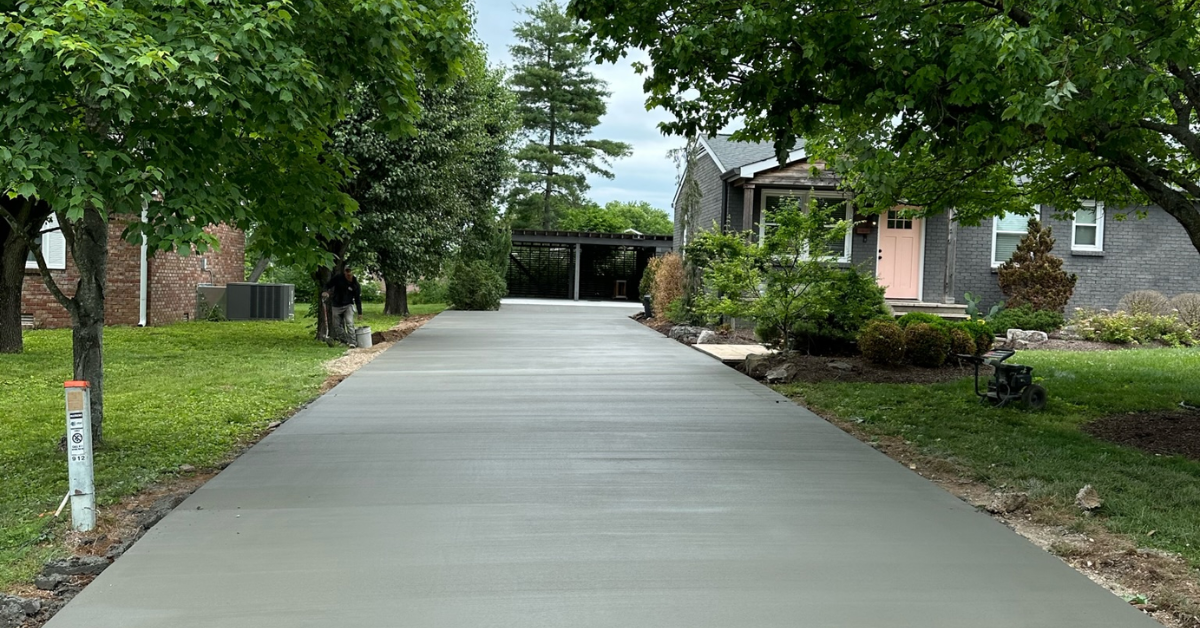 concrete driveway in murfreesboro